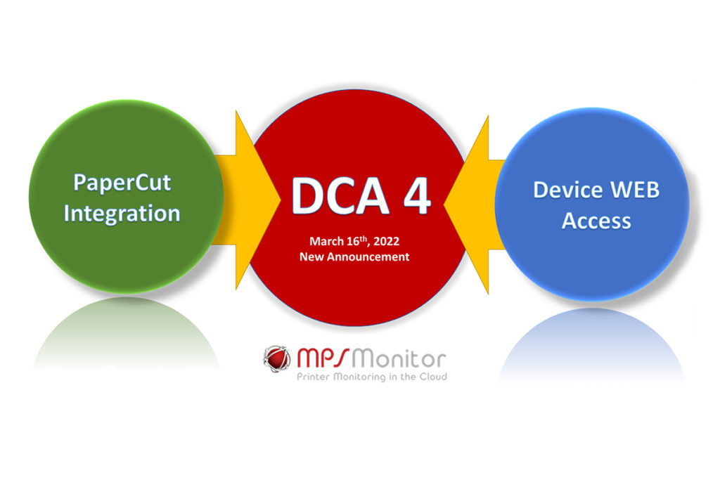 MPS Monitor presenta il suo nuovo Data Collection Agent (DCA) con tecnologia rivoluzionaria Internet of Things (IoT), integrazione di PaperCut e Accesso Web al dispositivo